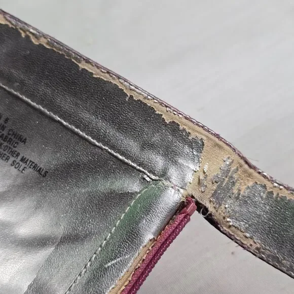 Apple Bottoms Purple Snakeskin Heels - Picture 8 of 9